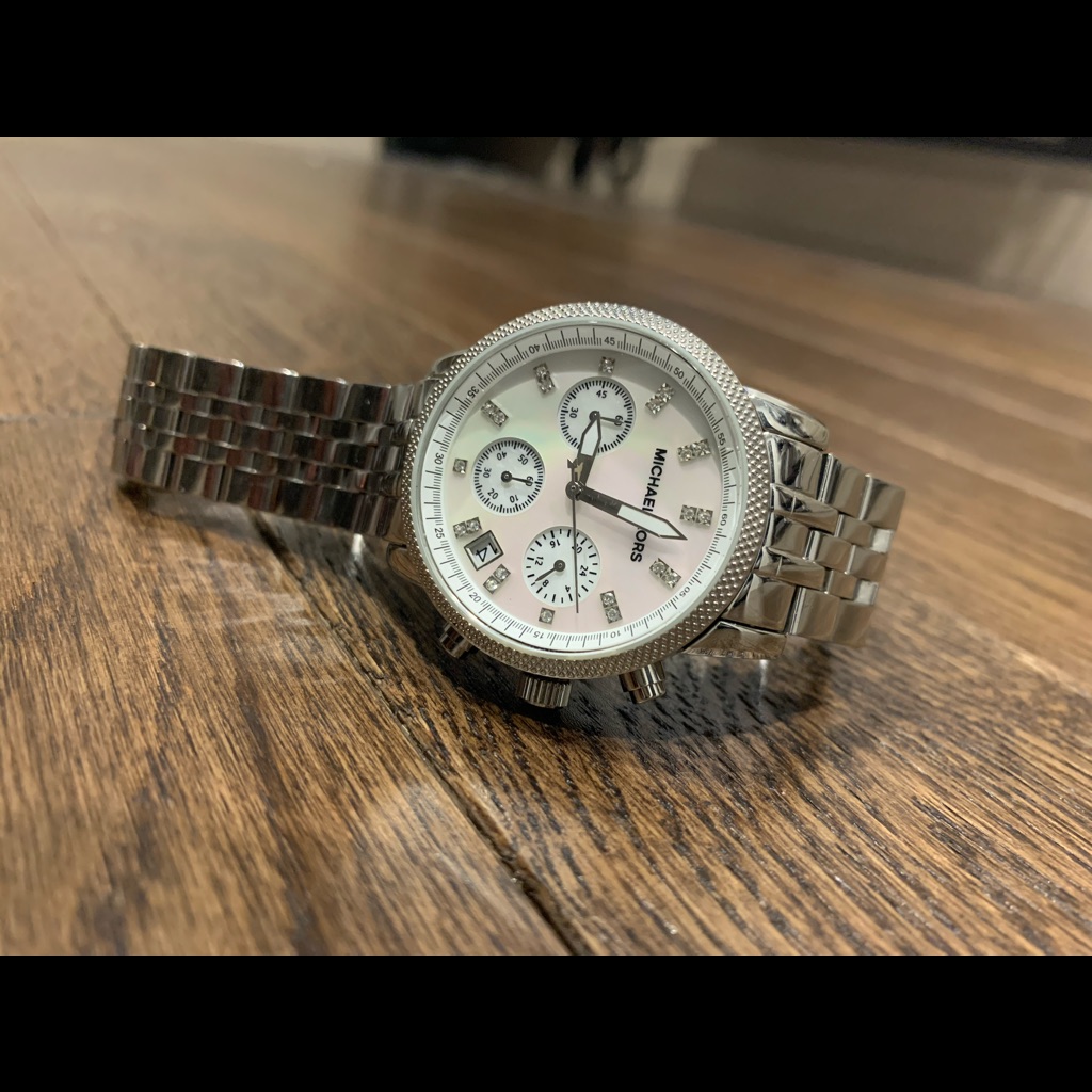 Michael Kors Mother Of Pearl Watch